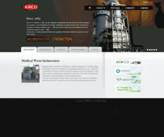 Krico1985.com(Waste incinerator) Screenshot