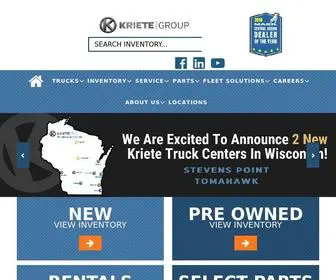 Krietegroup.com Screenshot