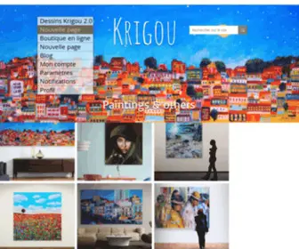 Krigou.com(L'album de Krigou) Screenshot