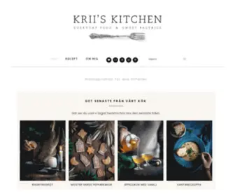 Kriiskitchen.se(Matinspiration för alla tillfällen) Screenshot