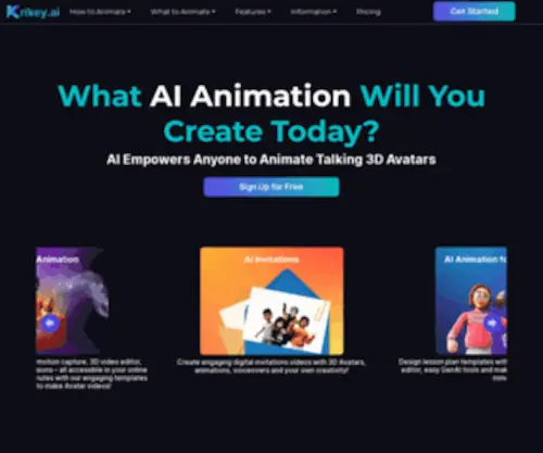 Krikey.ai(AI Animation Maker) Screenshot