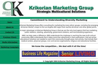 Krikorianmarketing.com(Krikorian Marketing Group) Screenshot