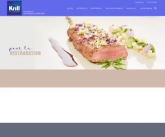 Krill.fr(Un grossiste alimentaire pour les professionnels de la restauration commerciale et collective) Screenshot