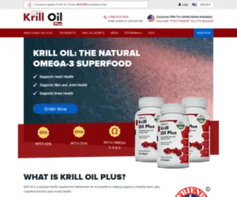 Krilloilplus.com(Krill Oil Plus) Screenshot