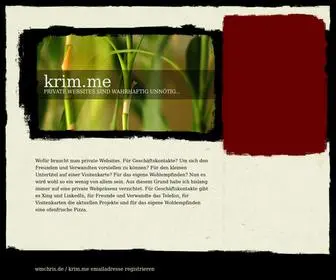 Krim.me(Einleitung) Screenshot