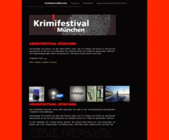 Krimifestival-Muenchen.de(Krimifestival Muenchen) Screenshot