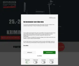 Krimimessen.dk(Frontpage) Screenshot