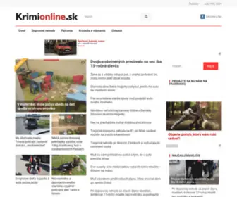 Krimionline.sk(Krimi správy) Screenshot