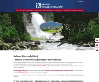 Krimml-Wasserfalldorf.at(Erkunden Sie Krimml) Screenshot