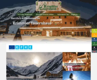 Krimmler-Tauernhaus.at(Krimmler Tauernhaus) Screenshot