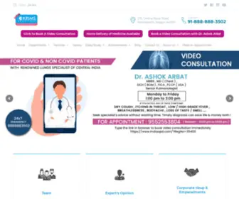 Krimshospitals.com(Best Hospital in Nagpur) Screenshot