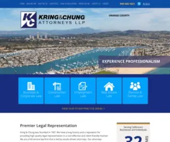 Kringandchung.com(Irvine Business) Screenshot