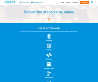 Krioft.com(Dezvoltăm) Screenshot