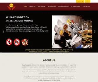 Kripafoundation.org(Kripa Org) Screenshot