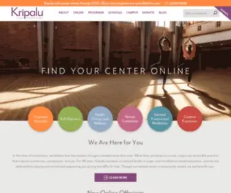 Kripalu.org(Kripalu Center for Yoga & Health) Screenshot