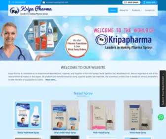 Kripapharma.com(Kripa Pharma) Screenshot