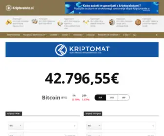 Kriptovalute.si(Vse za kriptovalute na enem mestu) Screenshot