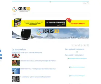 Kris3D.com(Réseaux sociaux) Screenshot