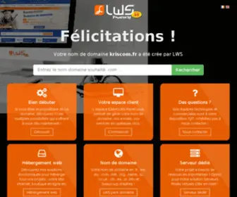 Kriscom.fr(Création de site internet) Screenshot