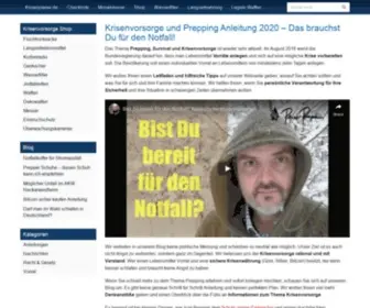 Krisenplaner.de(Krisenvorsorge und Prepping AnleitungDas brauchst Du im Notfall) Screenshot