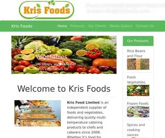 Krisfoods.com(Kris foods) Screenshot