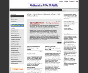 Krishand.com(Software Payroll Indonesia) Screenshot
