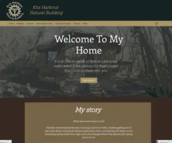 Krisharbour.co.uk(Kris Harbour Natural Builder and youtube video creator) Screenshot