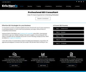 Krisharris.co.uk(SEO Consultant Norwich Norfolk) Screenshot