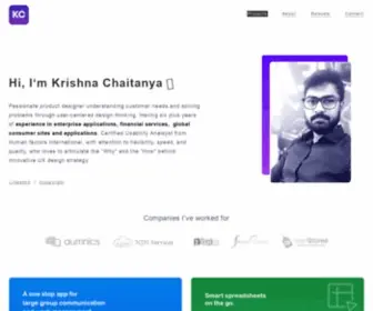 Krishdesigns.com(Built with SitePad) Screenshot