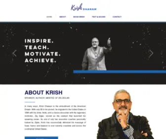 Krishdhanam.com(Just another WordPress site) Screenshot