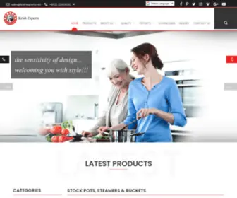 Krishexportsindia.com(Pressure Cooker) Screenshot