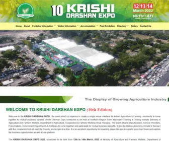 Krishidarshanexpo.com(Krishi Darshan Expo) Screenshot