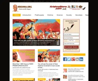 Krishna.org(Real Krishna Consciousness) Screenshot