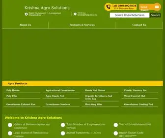 Krishnaagrosolutions.in(Krishna Agro Solutions) Screenshot