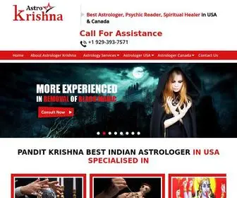 Krishnaastrologer.com(Astrologer Krishna) Screenshot