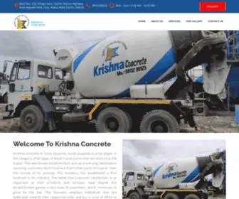 Krishnaconcrete.in(Krishna Concrete) Screenshot