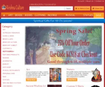 Krishnaculture.com(Krishna Culture for all your Transcendental needs) Screenshot