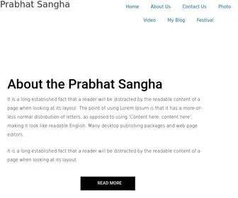 Krishnagarprabhatsangha.com(Prabhat Sangha) Screenshot