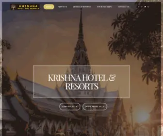 Krishnahotelandresorts.com(Krishna Hotel & Resorts) Screenshot