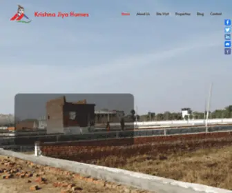 Krishnajiyaenterprises.com(Krishna Jiya Homes) Screenshot