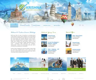 Krishnaleisure.com(Krishna Leisure Holidays) Screenshot