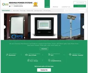 Krishnapowersystems.in(KRISHNA POWER SYSTEMS) Screenshot