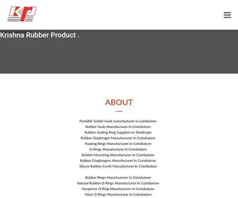 Krishnarubberproduct.in(Krishna Rubber Product) Screenshot