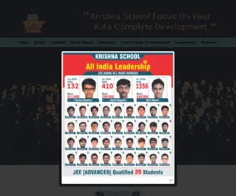 Krishnaschools.com(Krishna School Gujarat India) Screenshot