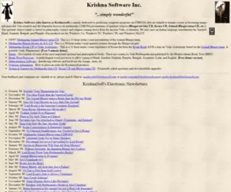 Krishnasoft.com(Krishna Software Inc) Screenshot