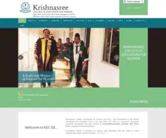 Krishnasreecollegeofeducation.org(Krishnasreecollegeofeducation) Screenshot