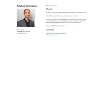 Krishnasrini.com(Krishna Srinivasan) Screenshot