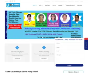 Krishnastudyacademy.com(Judiciary Coaching in Chandigarh) Screenshot