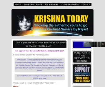 Krishnatoday.com(LINKS OF ALL POSTS TO EASILY READ IN) Screenshot