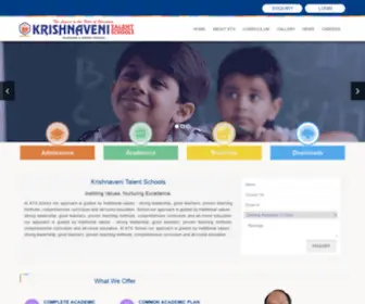 Krishnavenitalentschools.com(KRISHNAVENI TALENT SCHOOLS) Screenshot